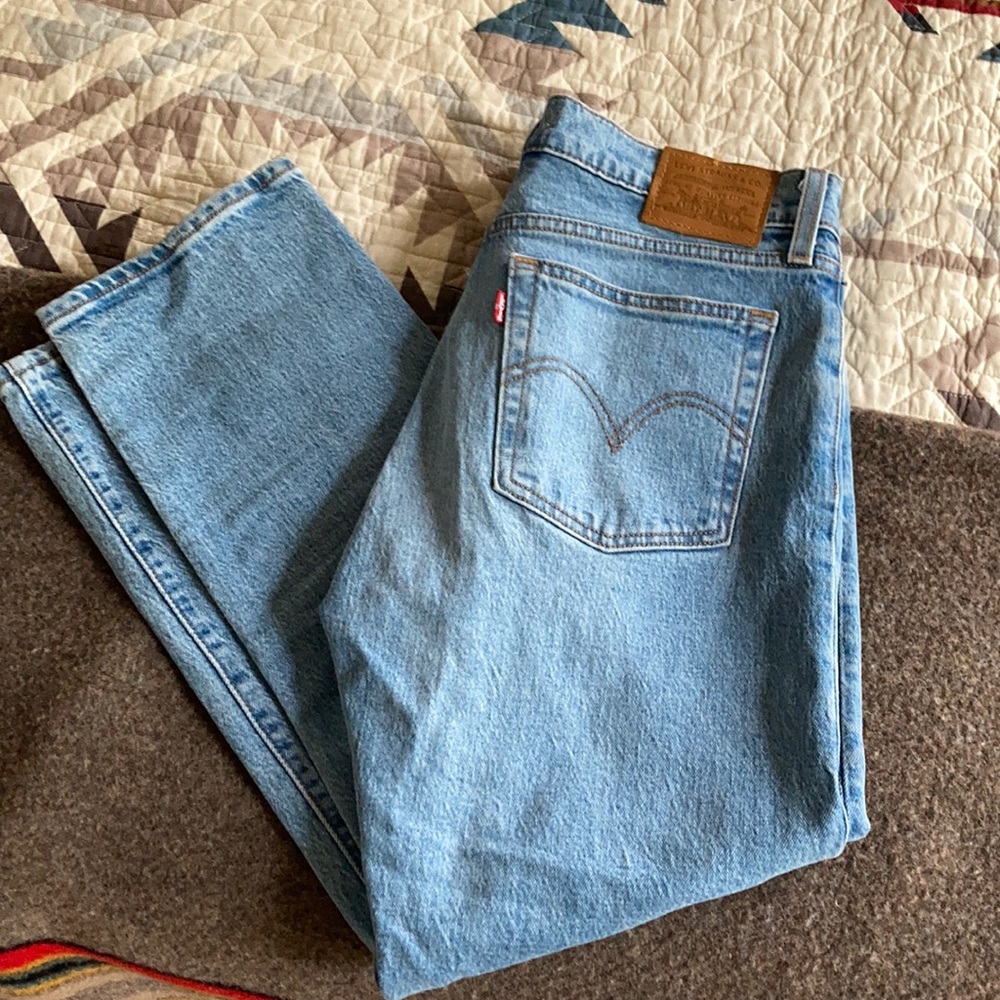 Levi's Light Blue Straight Leg Jeans